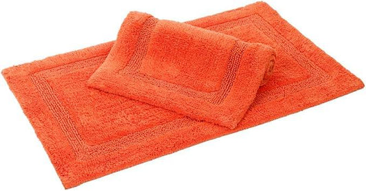 C23 Luxury Bathroom Rugs, Bath Mat - 20"x32" & 16"x24", 2200 GSM Tufted Cotton Bathroom Mat, Ultra-Absorbent Quick Dry Heavyweight Non-Slip Bathmat, Thick Soft Plush Machine Washable Bath Rug - 2 Pack - ModernBath