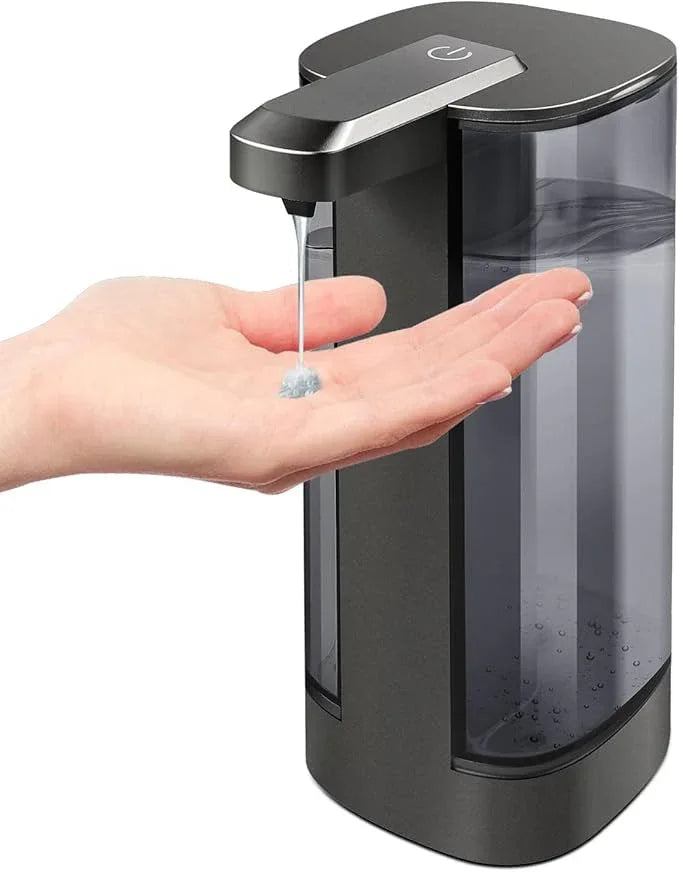 Automatic Liquid Soap Dispenser, Rechargeable, Touchless, 17oz/500ml with 4 Adjustable Soap Levels, Wall Mount & Waterproof, Liquid Hand/Dish Soap Dispenser for Bathroom Kitchen - ModernBath