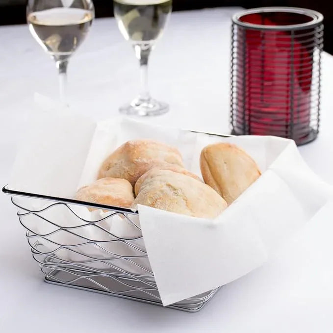 200 BloominGoods Disposable Bathroom Napkins | Single-Use Linen-Feel Guest Towels | Cloth-Like Hand Tissue Paper, White, 12" x 17", Made In USA - ModernBath