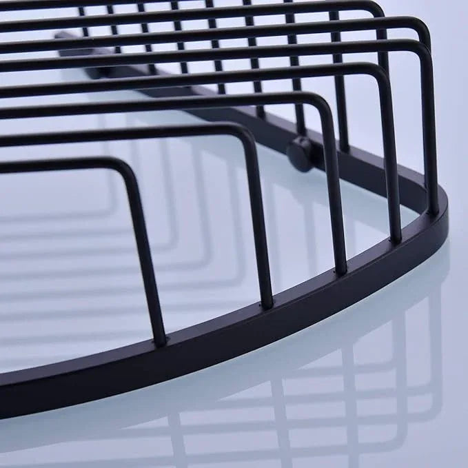 orhemus 304 Stainless Steel Shower Caddy Corner Basket Shelf Bathroom Organizer Wall Mounted Storage, Matte Black Plated Finish Heavy Duty - ModernBath