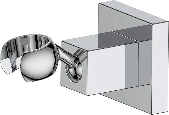 KANARY All Metal Square Handheld Shower Bracket Hand Held Shower Holder (Chrome) - ModernBath