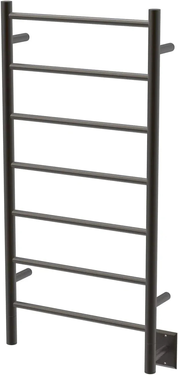 Amba Jeeves FSO Model F-Straight 7-Bar Hardwired Towel Warmer in Oil Rubbed Bronze - ModernBath