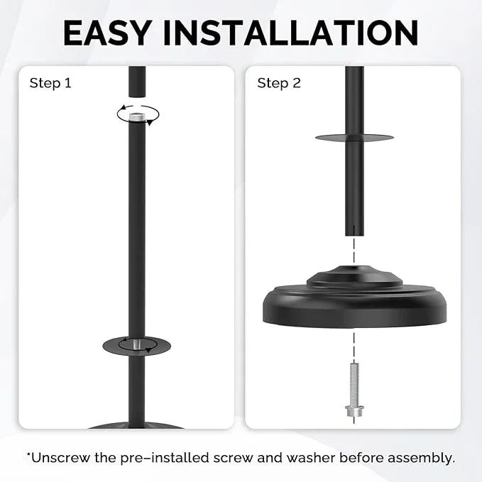 Freestanding Toilet Paper Holder Stand with Storage – Holds 4 Extra Rolls –Matte Black- Toilet Paper Holder for Bathroom – Sturdy Base, Classic Retro Style, Space-Saving Bathroom Storage - ModernBath