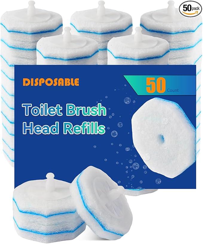 EcoSweep 50count Wand Refills, Disposable Toilet Brush Heads for Cloro x Toilet Wand - ModernBath