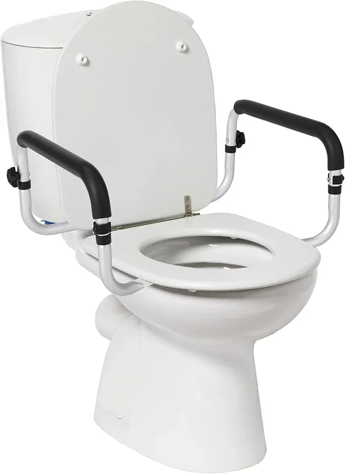 BIRDROCK HOME Toilet Seat Safety Rail for Seniors | Handrail Support Safety Frame for Bathroom | Easy Install - Elderly, Handicap, Bariatrics, Medical Disabled | Raised, Elevated, Assistance, Commode - ModernBath