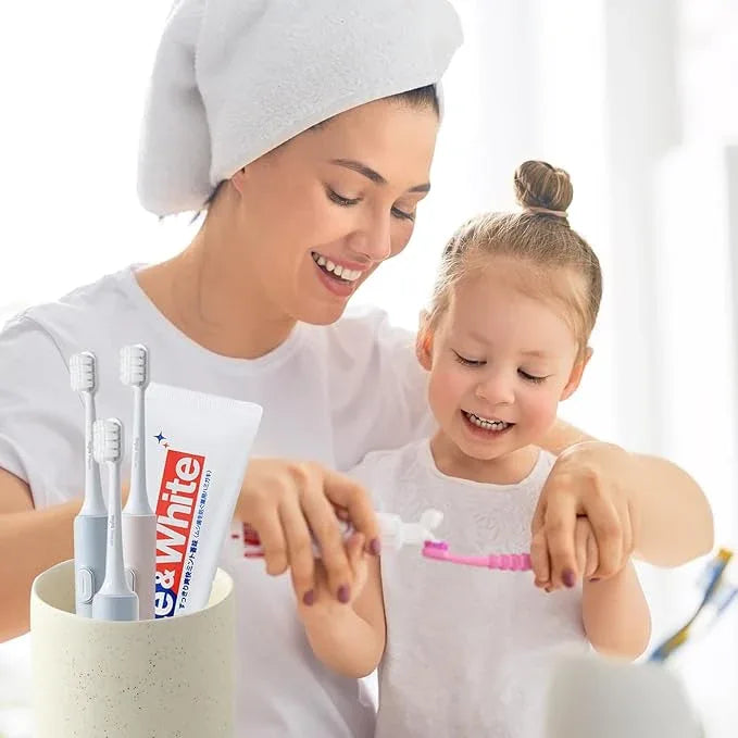 BSDISP Toothbrush Holder for Bathrooms - 1 Cup Ceramic Toothbrush Toothpaste Holder, Beige Bathroom Tumbler Cup Reusable Toothbrush Mouthwash Cup, Bathroom Counter Organizer - ModernBath