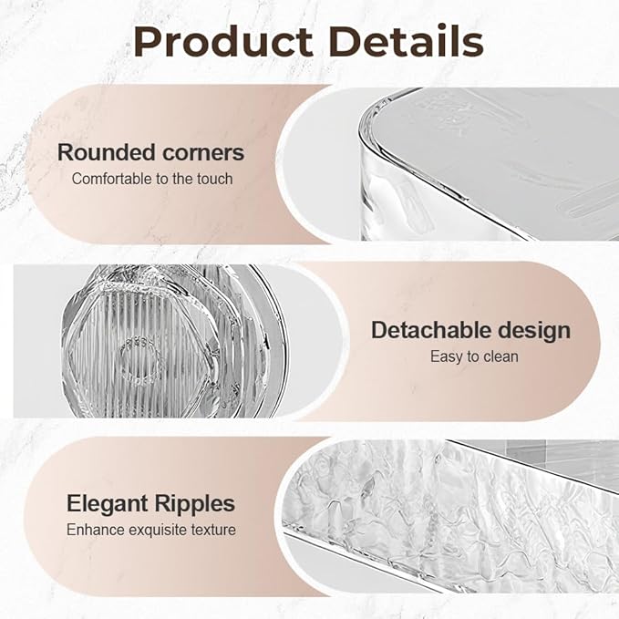 Corrugated Suction Cup Storage Holder, 2026 New Movable Shower Shelf Suction Cup,Shower Caddy Large Capacity Bathroom Organizer,No-Drill Wall-Mounted Storage Shelf (2PCS Clear)