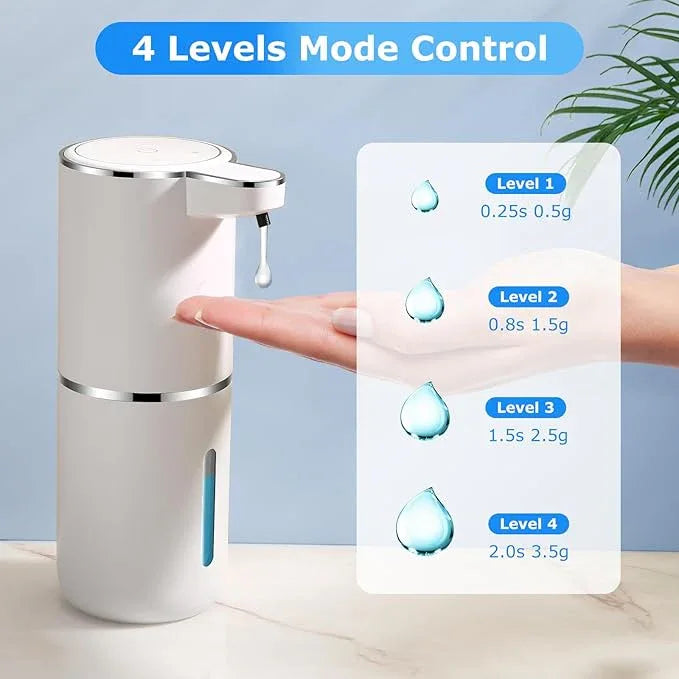 2 Pack Automatic Soap Dispenser,Automatic Liquid Soap Dispenser Touchless,12.8oz/380ml USB Rechargeabled Wall Mounted Smart Soap Dispensers for Bathroom Kitchen Dish Soap - ModernBath