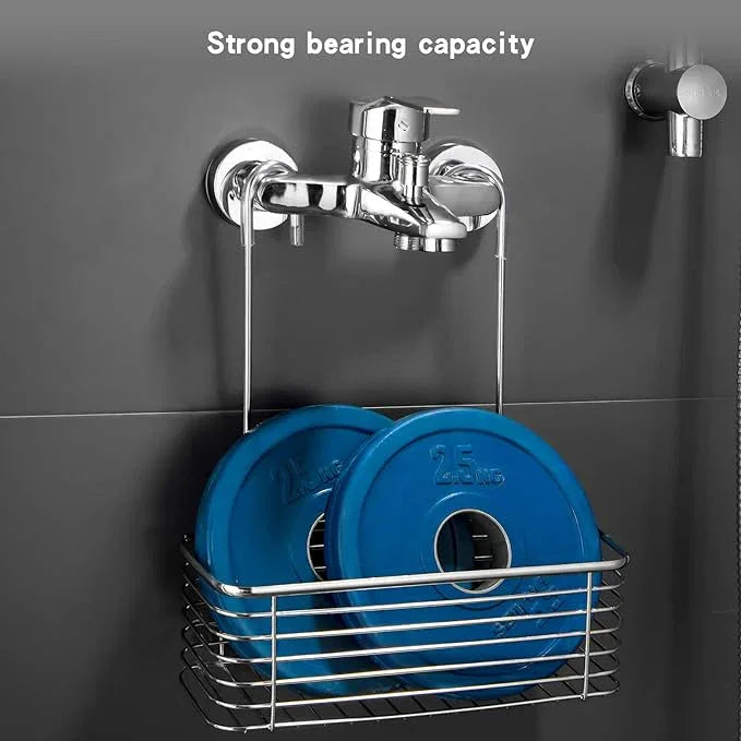 YQh hanging shower rack, bathroom storage rack, shampoo bracket, the back hook can be rotated, and can be hung on the faucet or Claw foot bathtubcross bar, 304 stainless steel rust proof and durable - ModernBath