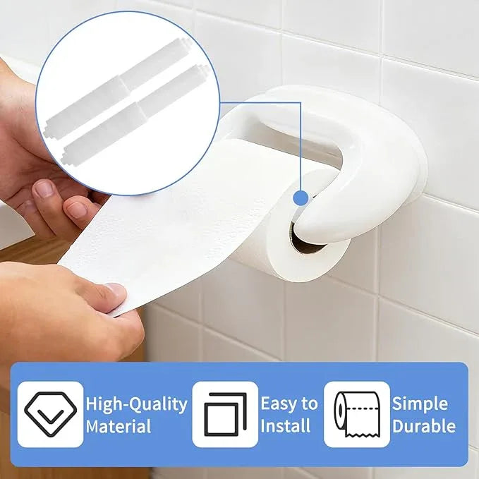 4 Pcs Toilet Paper Holder Spring Loaded,Plastic Toilet Tissue Roll Holder Insert, Tissue Holder for Bathroom,White Toilet Paper Holder Replacement Rod for Toilet or Bathroom Fixture - ModernBath