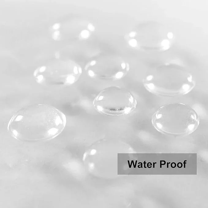 Barossa Design Narrow Shower Curtain Liner with 3 Magnets - Waterproof PEVA Shower Liner for Small Bathroom Stall, PVC Free, Metal Grommets - Clear, 32X72 - ModernBath