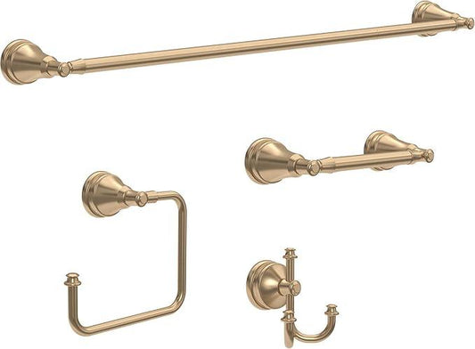 Delta Mylan (1-Pack) Toilet Paper Holder Champagne Bronze Pivoting Tissue Roll Rod, Organization and Storage, Wall Mounteded Gold Bathroom Accessories MYN50-CZ - ModernBath