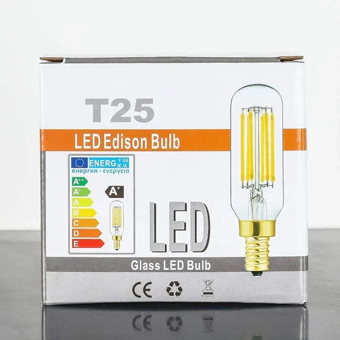 Leools E12 LED Bulb Dimmable 6W Equal 60 watt Light Bulb Soft White 3000K T6 T25 E12 Candelabra Bulb 60 watt for Chandeliers,Ceiling Fan,Pendant,Wall sconces AC120V 600LM e12 Light Bulb 6Pack - ModernBath