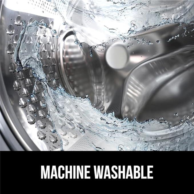GORILLA GRIP Patented Square Shower Stall Mat, Small Bathtub Floor Mats for Stand Up Showers, Suction Cups and Drain Holes, Machine Wash, Soft on Feet, Bathroom Accessories 21x21 Inch, Charcoal Opaque - ModernBath