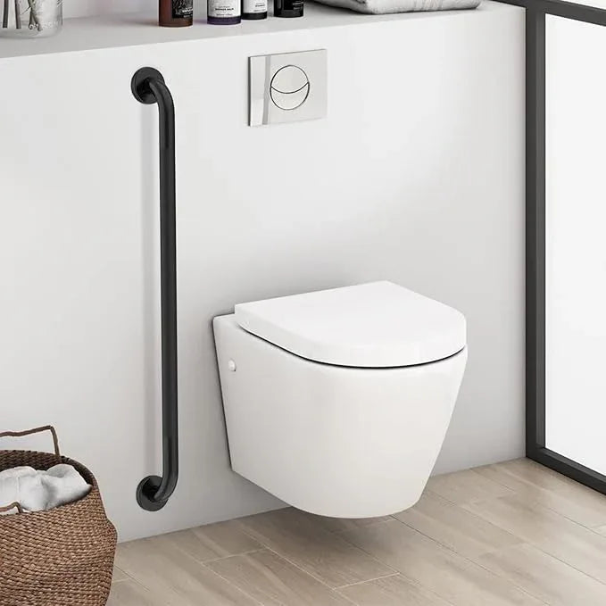 36 Inch Shower Grab Bar Oil Rubbed Black, Munzong Anti Slip Bathroom Grab Bar, Knurled Bathroom Balance Bar,Safety Hand Rail Support Handicap Elderly Injury Senior Assist Bath Handle - ModernBath