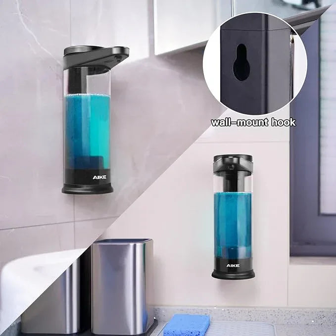 AIKE 17oz. Touch-Free Rechargeable Automatic Liquid Soap Dispenser for Kitchen Dish Soap - ModernBath