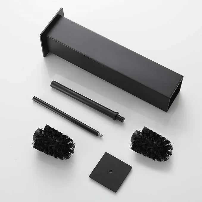 Black Toilet Brush and Holder,Toilet Bowl Brush with Extra Long Handle - ModernBath