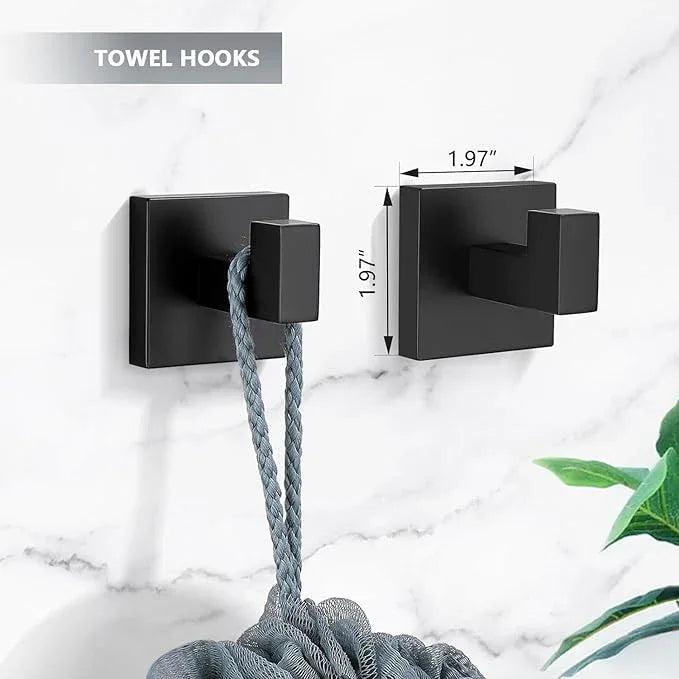 10sets Bathroom Towel rack-24inch Matte Black - ModernBath