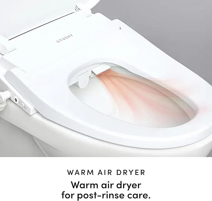TUSHY Cloud+ Electronic Bidet Heated Toilet Seat | Intelligent Remote w/Personal Settings, Instant Warm Water, Heated Seat and Air Dryer, Automatic Deodorizer (Night Light & Soft Close), Elongated - ModernBath