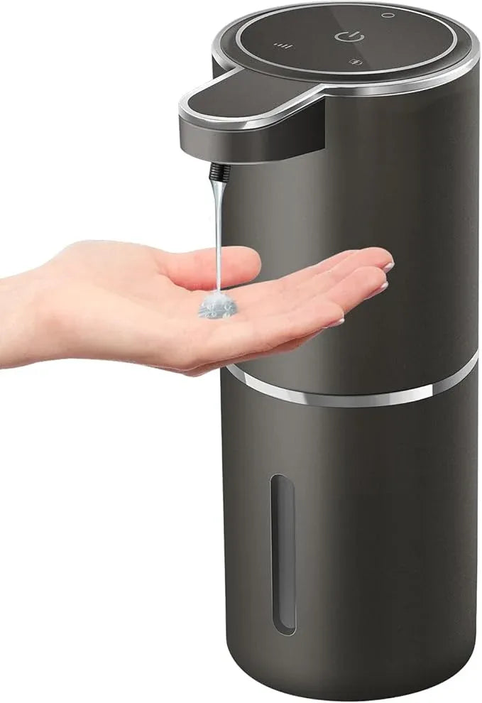Gotofine Automatic Liquid Soap Dispenser,4-Level Adjustable, Wall Mount,USB Rechargeable,12.8oz/ 380ml,Touchless Hand & Dish Soap Dispenser for Bathroom, Kitchen,Hotel, Restaurant - ModernBath