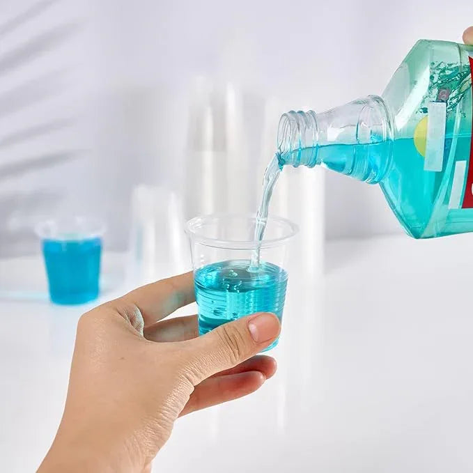 1200Pack 3oz Plastic Cups,Disposable Mouthwash Cups,3 Ounce Small Clear Tumblers for Tasting, Drinking and Party - ModernBath