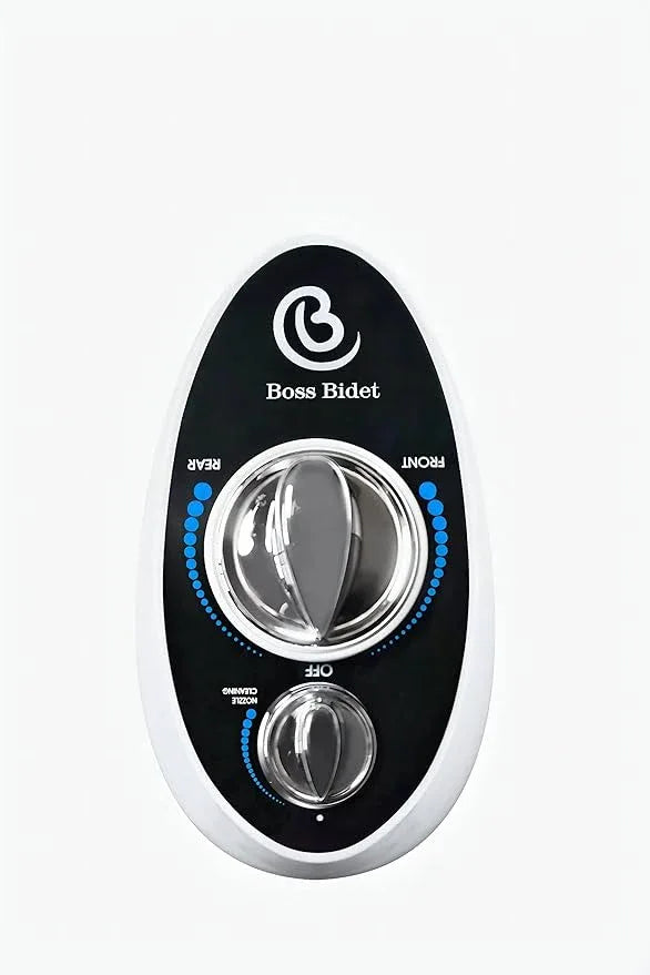 BossBidet, Luxury Bidet Toilet Seat Accessory - Water Sprayer Attachment to Clean Your Rear End. For Men, Women, Children - Non-Electric, Dual Nozzles, Aesthetic Design - Home & Bathroom Accessories - ModernBath