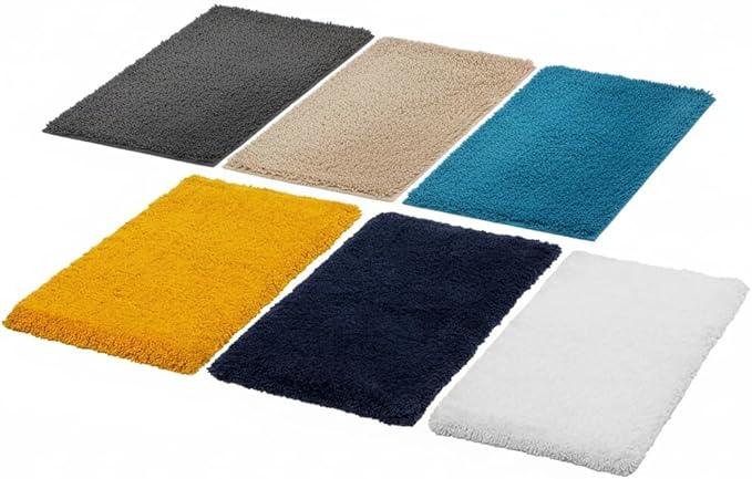 C23 Luxury Bathroom Rugs, Bath Mat - 20"x32" | 2200 GSM Tufted Cotton Bathroom Mat | Ultra-Absorbent Quick Dry, Heavyweight Non-Slip Bathmat | Thick Soft Plush Machine Washable Bath Rug - ModernBath