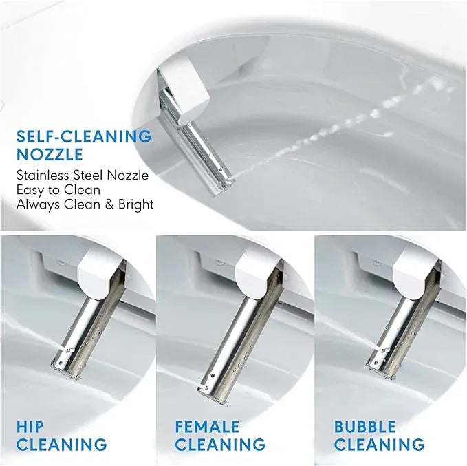 Bejoan Z1 Bidet Toilet Seat, Bidet Attachment for Toilet Warm Water, Elongated Heated Toilet Seat with Quite Close, Electric Smart Air Dryer, Customizable Washing Modes for Ultimate Comfort - ModernBath