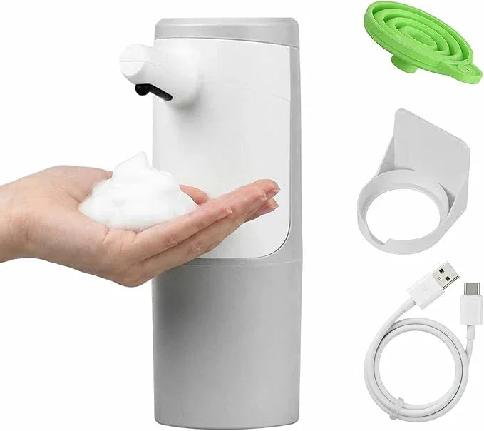 WEALTHYHEART Automatic Soap Dispenser Touchless 15.2oz with Smart Sensor, USB Rechargeable, Hands Free Soap Dispenser for Bathroom & Kitchen - ModernBath