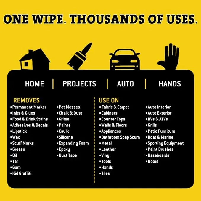 Tub O' Towels Heavy Duty, 10" x 12", Multi-Surface Cleaning Wipes, 90-Count Canister & Refill Pack, White - ModernBath