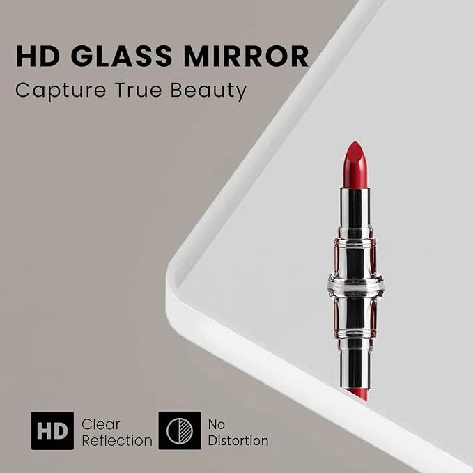 JISOSO White Bathroom Mirror 72x36 Inch, White Metal Framed Bathroom Mirror for Wall, Rounded Rectangle Matte Bathroom Vanity Mirror, Tempered Glass, Anti-Rust, Horizontal/Vertical - ModernBath