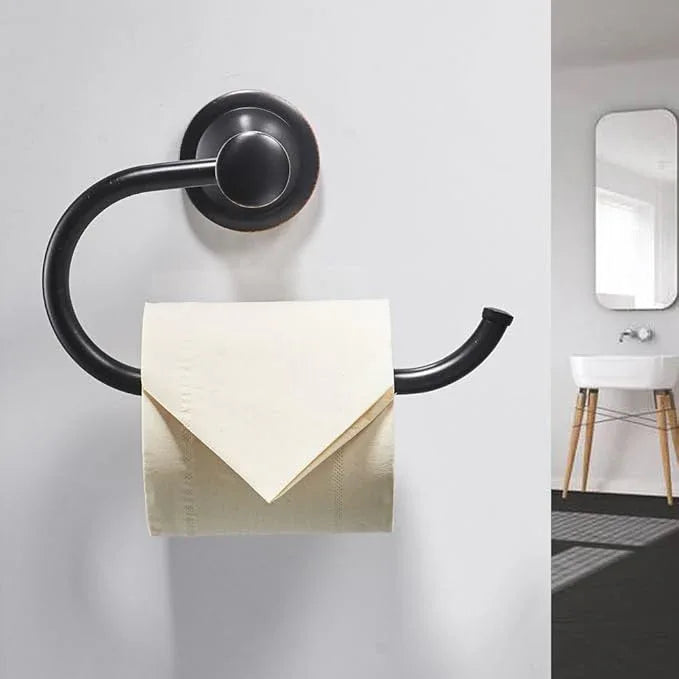 BESy Oil Rubbed Bronze Toilet Tissue Paper Holder Oil Rubbed Bronze Bathroom Accessories Toilet roll Paper Hanger, Wall Mounted, Rustproof - ModernBath