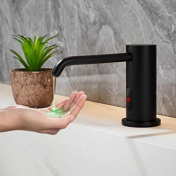 Automatic Touchless Soap Dispenser with 1000ml Capacity, Infrared Sensors, Built-in Sink Soap Dispenser for Bathroom, Kitchen, Commercial Use, Smart Home - ModernBath