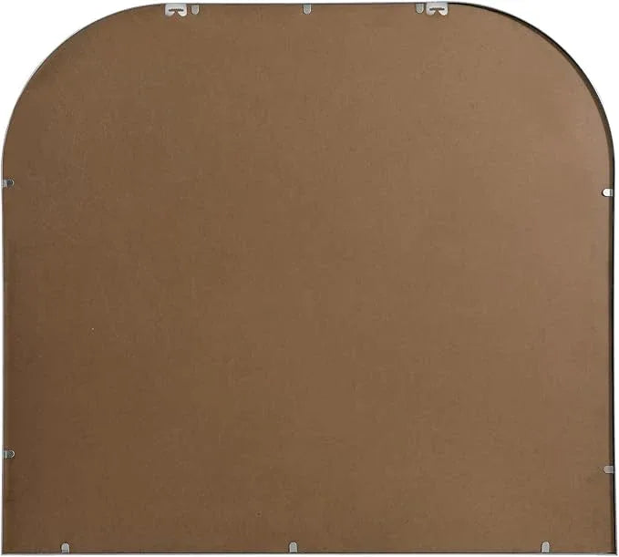 Illuminate, Metal Frame Arch Mirror 42X38 Inch in, Modern, Silver - ModernBath