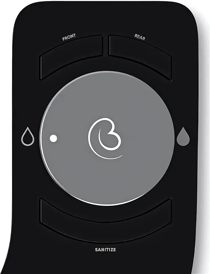 Boss Bidet Revolution Cool Water. Bidet attachment for toilet. Luxury design, bathroom bidet sprayer for toilet, auto shut off, non electric, dual nozzle, feminine wash, self cleaning. Black Tokyo. - ModernBath