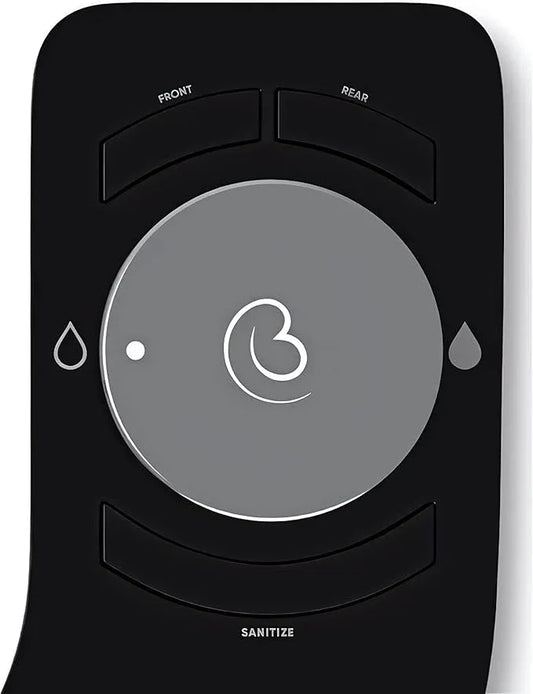 Boss Bidet Revolution Cool Water. Bidet attachment for toilet. Luxury design, bathroom bidet sprayer for toilet, auto shut off, non electric, dual nozzle, feminine wash, self cleaning. Black Tokyo. - ModernBath