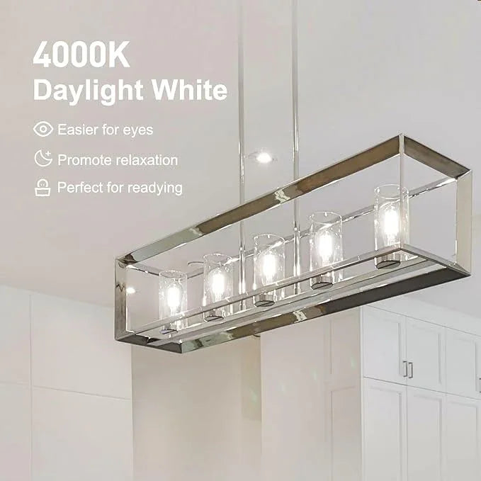 TJOY 30 Pack E26 Base Vintage LED Edison Light Bulbs, 60W Equivalent Dimmable, 4000K Natural White, 8W ST58 LED Filament Bulbs, 800Lumens, CRI80+, Antique Glass Style for Home, Bedroom, Farmhouse - ModernBath