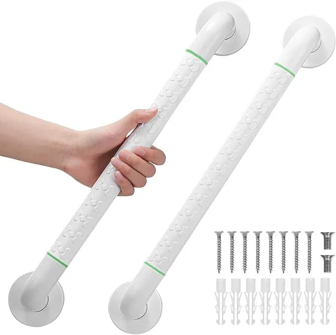 Grab Bars for Shower,2 Pack 20 Inch Shower Handle Bath Grab Rails with Anti-Slip Grip and Safety Luminous Circles,Stainless Steel Bath Handle Bathroom Grab Bar for Seniors, and Disability. - ModernBath