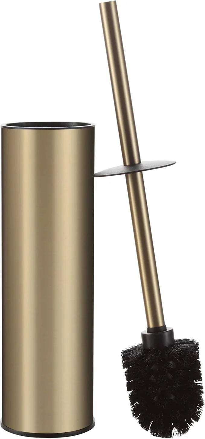 BGL Brushed Gold Toilet Brush and Holder,Stainless Steel Toilet Brushes for Bathroom with Holder - ModernBath
