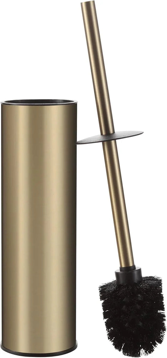BGL Brushed Gold Toilet Brush and Holder,Stainless Steel Toilet Brushes for Bathroom with Holder - ModernBath
