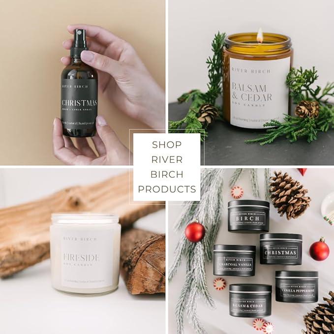 River Birch Balsam Cedar Scented Natural Hand Soap Refill - Handmade Moisturizing Hand Wash Luxury Scented Hydrating Soap - Vegan and Non-Toxic - 32 Fl Oz - ModernBath