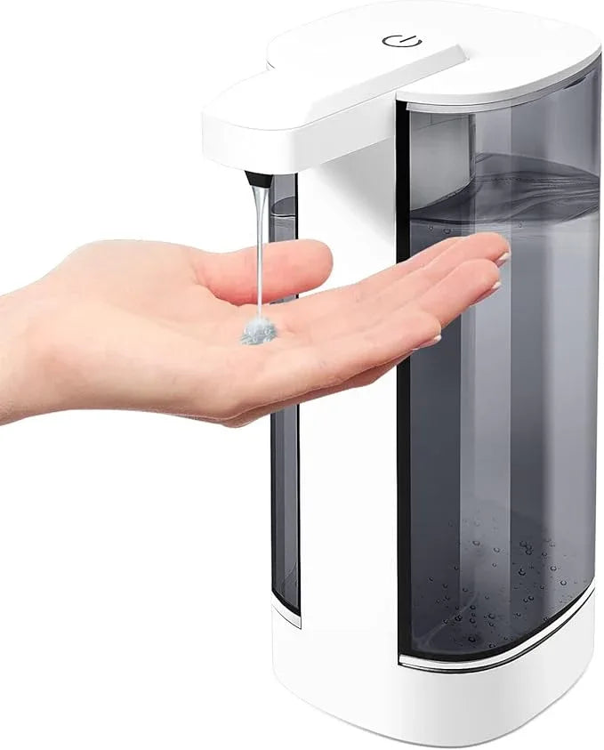 Uarnicey Automatic Liquid Soap Dispenser, Rechargeable,Touchless,17oz/500ml with 4 Adjustable Soap Levels, Wall Mount & Waterproof, Liquid Hand/Dish Soap Dispenser for Bathroom Kitchen - ModernBath