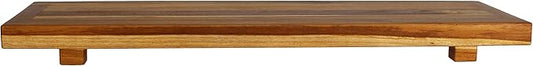 EcoDecors, 34 inch, Bath Tray for Tub, Bath Tub Tray Wood, Bathtub Table, Caddy for Bathtub in Natural Teak