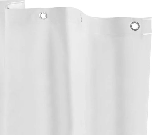Kenney MB61158 Microban Protected Medium Weight 4.8 Gauge Waterproof PEVA Shower Curtain Liner with Rust-Resistant Metal Grommets and Weighted Magnetic Hem for Bathroom, 70" W x 72" H, Frosted, 1-Pack - ModernBath