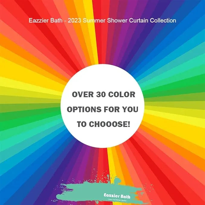 Eazzier Bath Taupe Plastic Shower Curtain Or Liner, 72x72 Inch Lightweight Brown Plastic Bathroom Shower Showroom Inner Curtain with Rustproof Metal Grommet Holes and Weighted Magnets - ModernBath