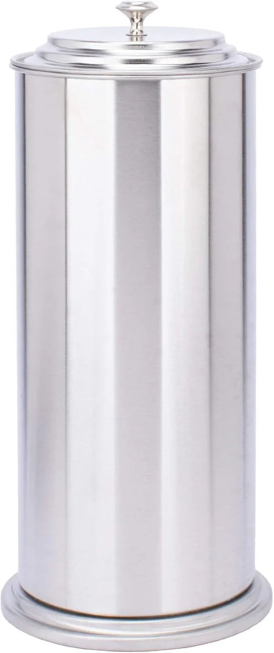JS Jackson Supplies Free Standing Extra Large Toilet Paper Holder - Stainless Steel - ModernBath