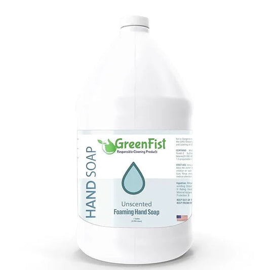 GreenFist Foaming Hand Soap Refills Unscented Jug Foam Refill Made in USA, 128 ounce (1 Gallon) - ModernBath