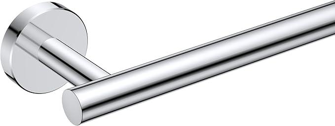 FORIOUS Towel Bar Wall Mounted, Stainless Steel Towel Racks for Bathroom, Includes Wall Mounting Hardware (Chrome, 26 Inch) - ModernBath