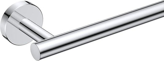 FORIOUS Towel Bar Wall Mounted, Stainless Steel Towel Racks for Bathroom, Includes Wall Mounting Hardware (Chrome, 26 Inch) - ModernBath