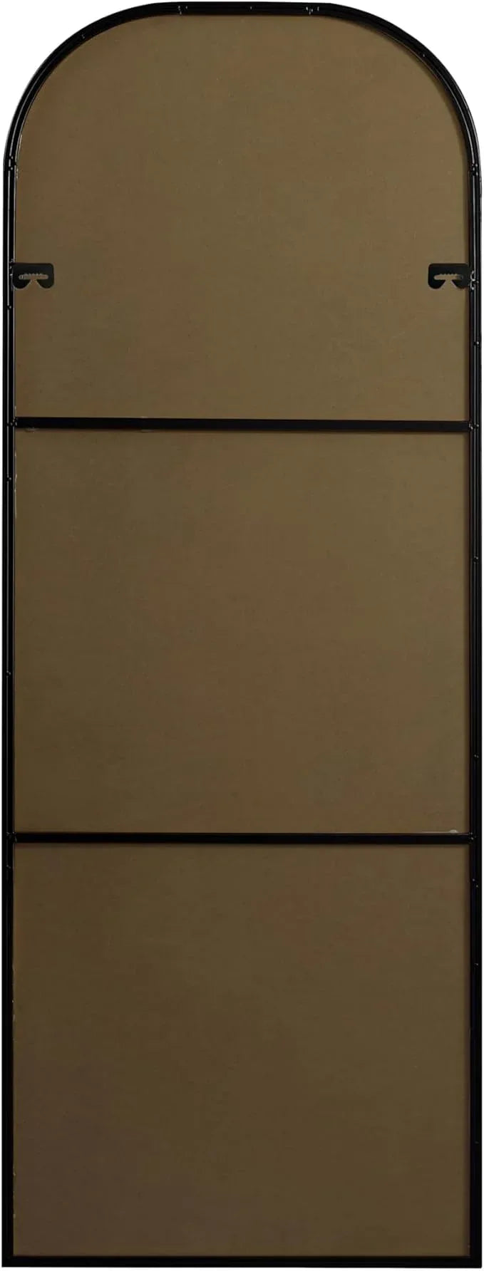Illuminate, Metal Frame Arch Full Length Mirror 28X74 Inch in, Modern, Black - ModernBath